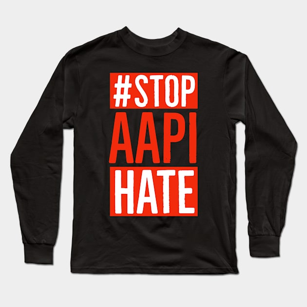 Stop AAPI Hate Long Sleeve T-Shirt by Suzhi Q